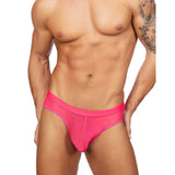 [ML-07210-LPI] Men Brief Underwear ML-07210 (Light Pink, Free)