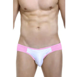 [ML-07171-LPI] Men’s Brief Underwear ML-07171 (Light Pink, Free)