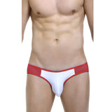 [ML-07171-RD] Men’s Brief Underwear ML-07171 (Red, Free)