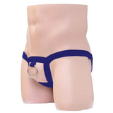 [ML-07036-NBL] Men’s Harness Underwear ML-07036 (Navy Blue, Free)