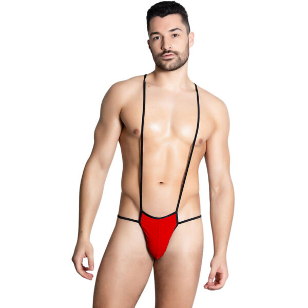 Men's Bold Suspender Lingerie (ML-07689) – Sleek, Sensual, and Striking
